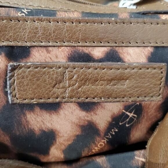 B MAKOWSKY LEATHER BAG HOBO BROWN SHOULDER SATCHEL HANDBAG PURSE WOMAN'S WOMEN'S - Picture 8 of 14